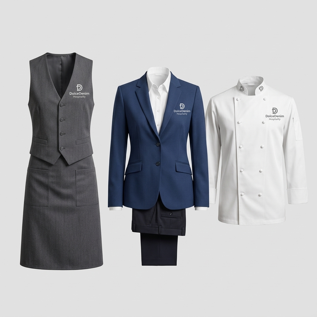 Uniformes du personnel de restaurant et d'hôtel